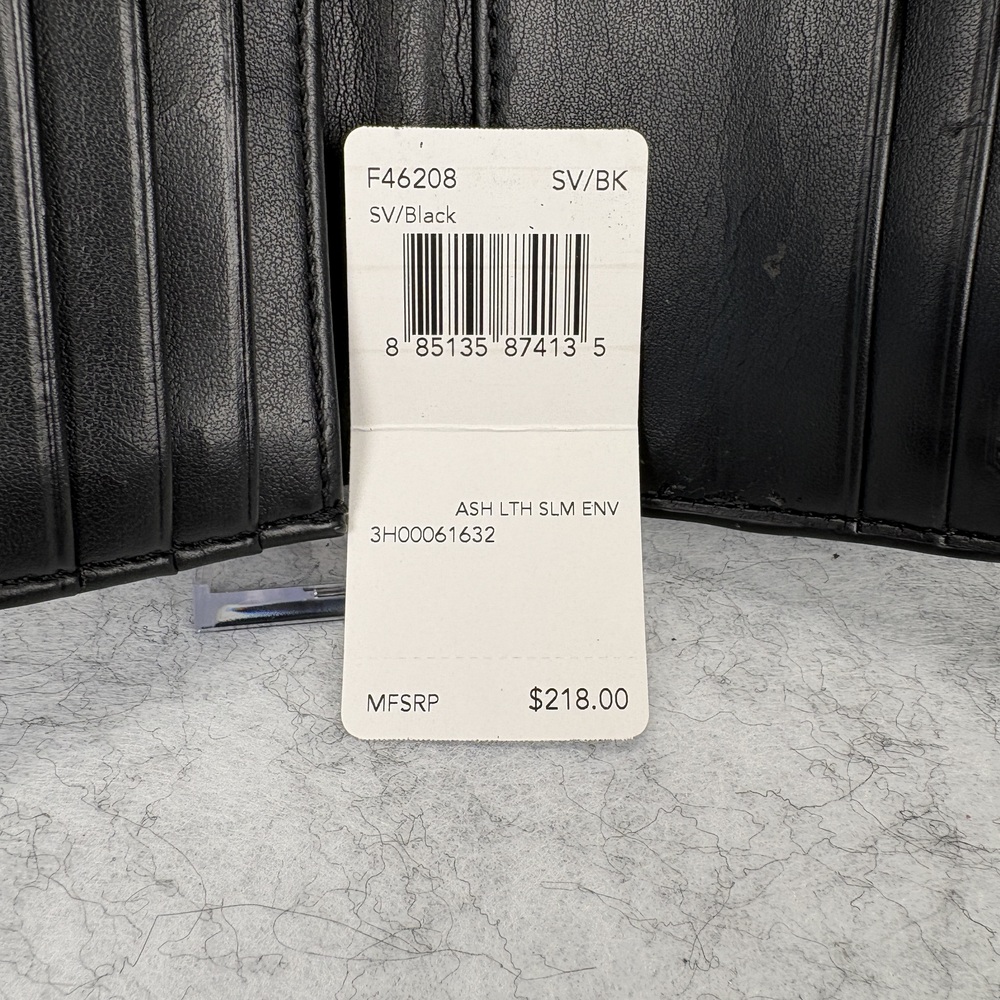Coach Ashley Black Leather Slim Trifold Wallet -  Read Condition - Picture 4 of 5